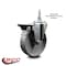 Service Caster 5 Inch Semi Steel 38 Inch Threaded Stem Caster with Brake SCC-TS20S514-SSS-PLB-381615 - alternate 3